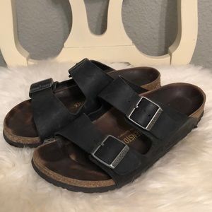 Birkenstock Arizona Leather Oil Rubbed Sandals